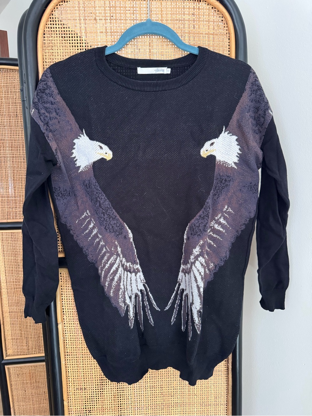 Stussy Women’s Black Eagle Sweater